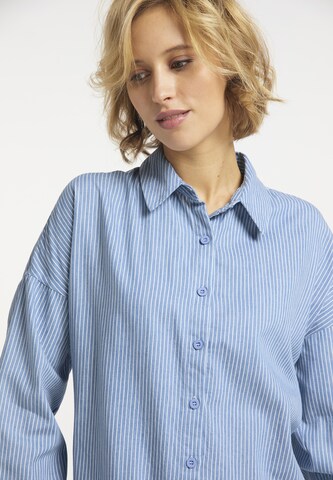 usha BLUE LABEL Shirt Dress in Blue