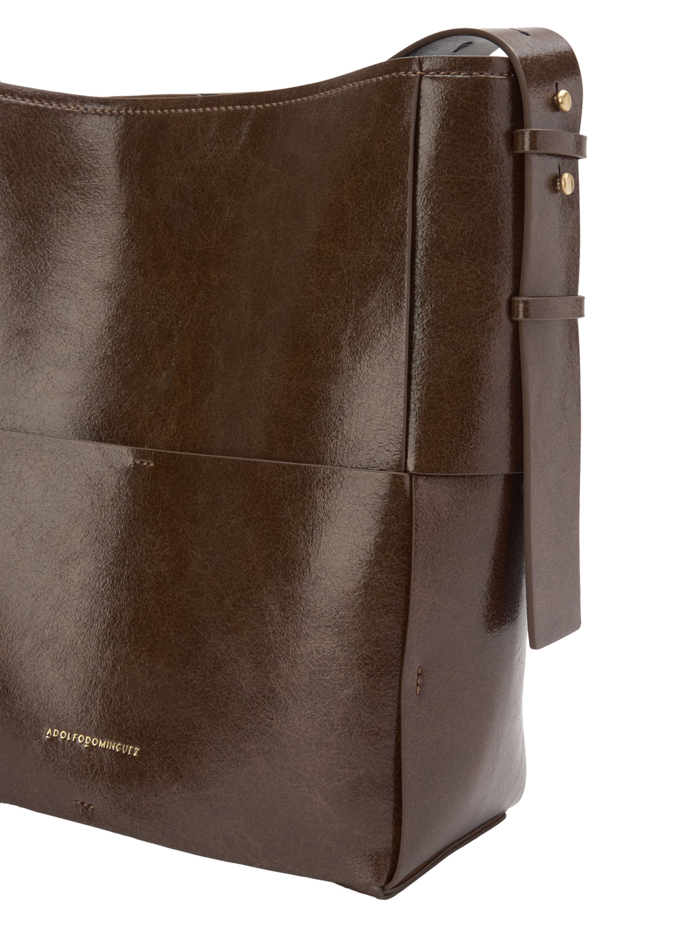 Sac bandoulière 'Horizonte' Adolfo Dominguez en marron