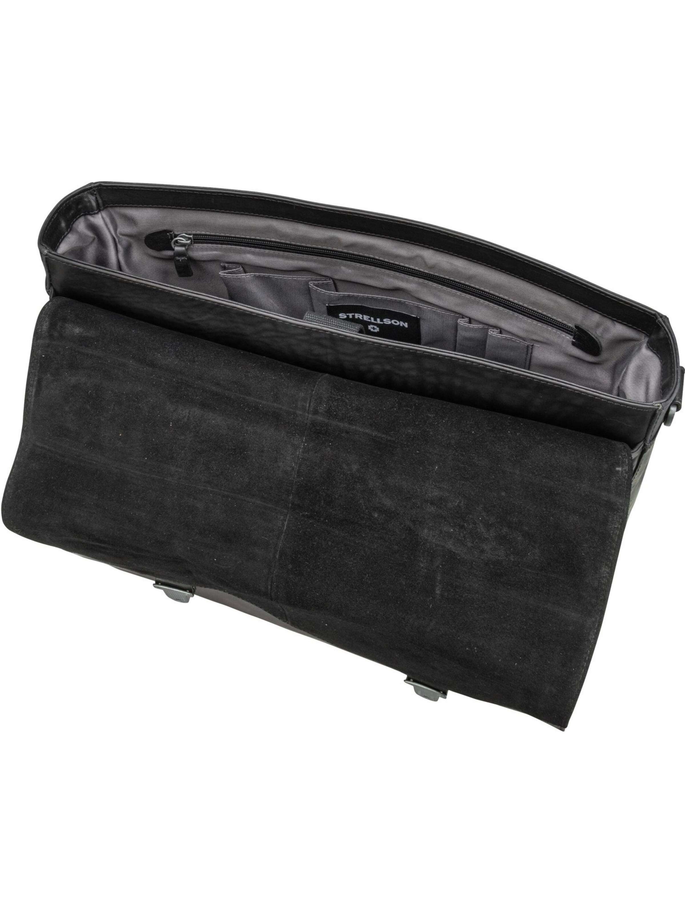 STRELLSON Document Bag in Black