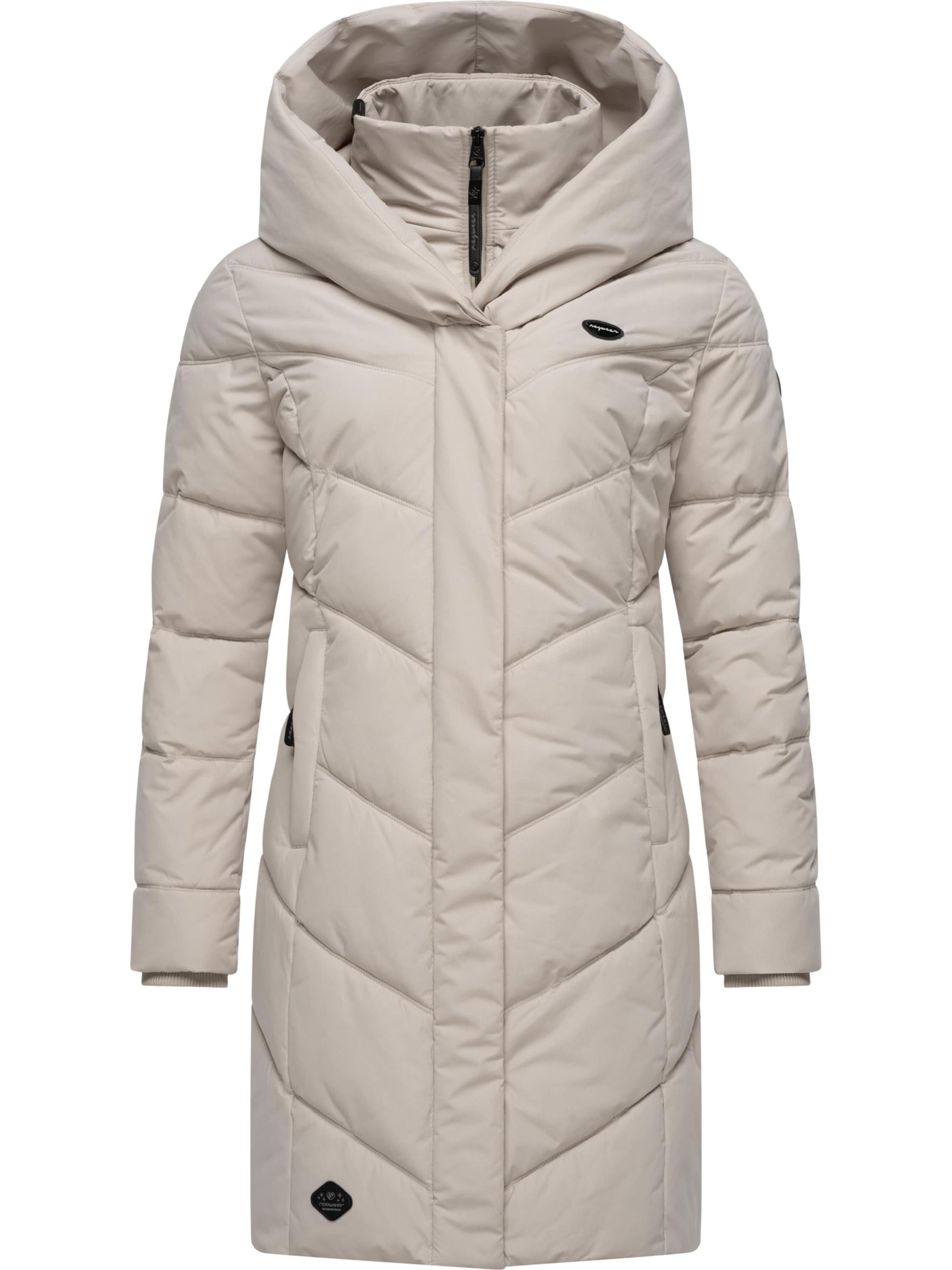 Ragwear Зимно палто 'Natalka' в сиво: отпред