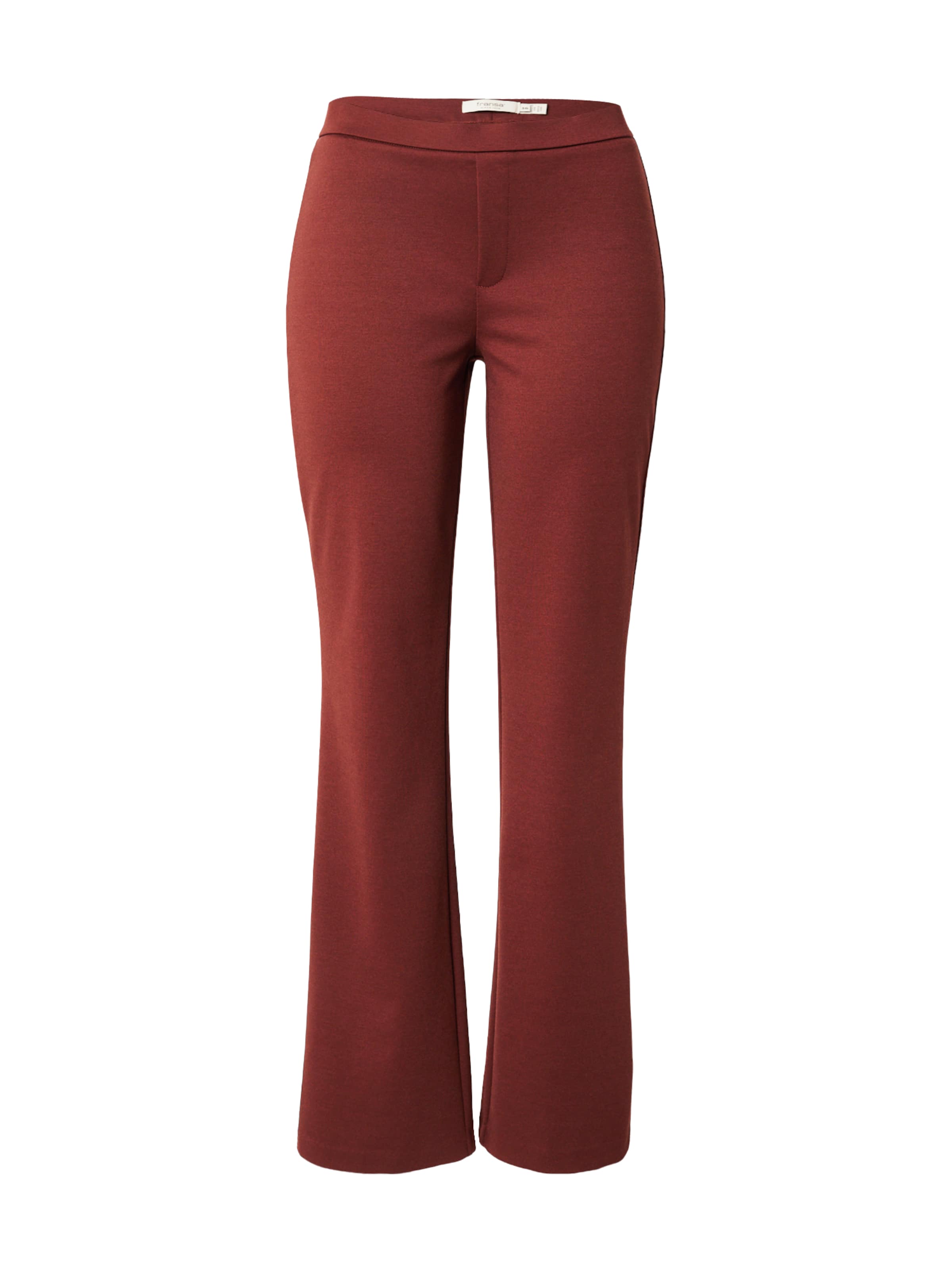 Bootcut Pantalon 'FRBLAZER' Fransa en marron : devant