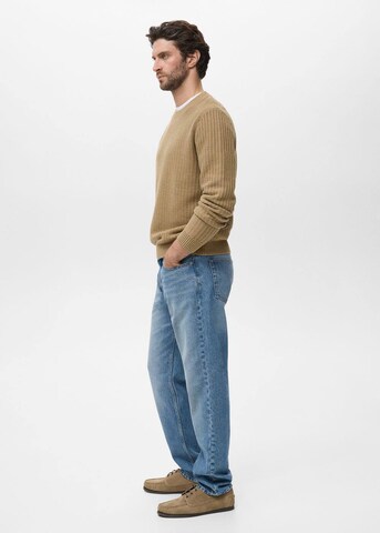 MANGO MAN Pullover 'Rioja' in Braun