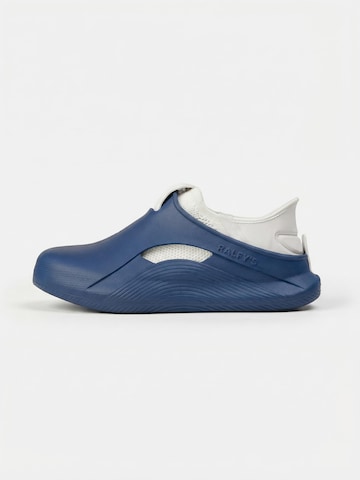 RALFY'S Classic Flats 'N1 Combo' in White: front