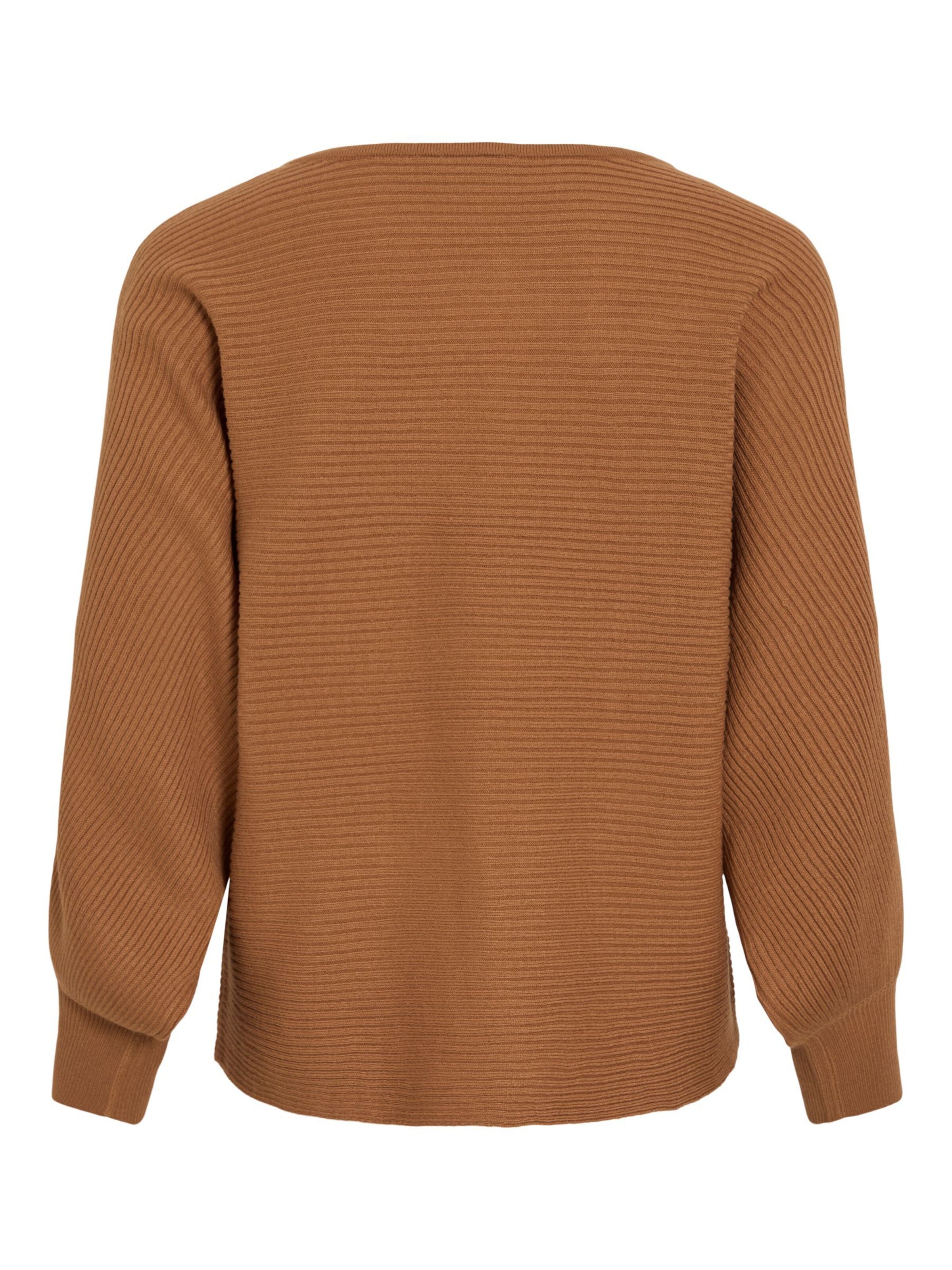 VILA - Jersey en marrón