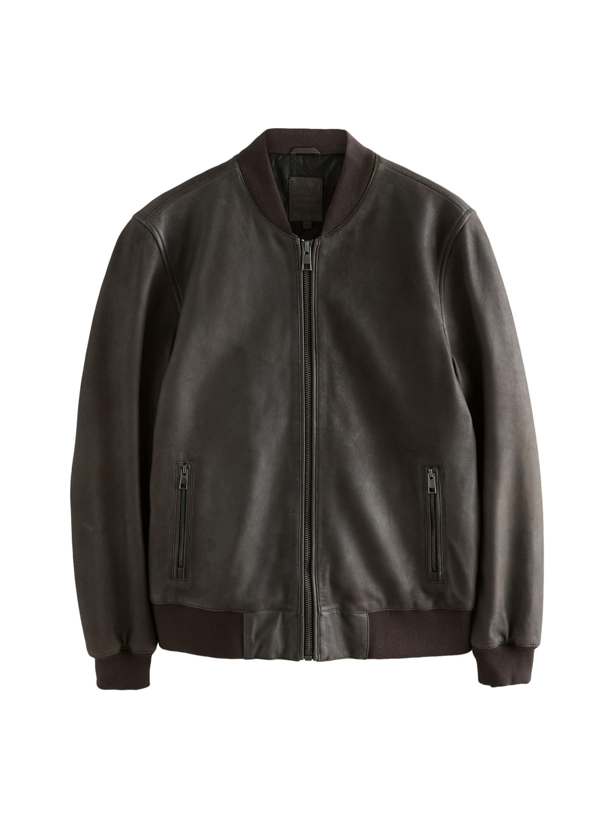 Next Přechodná bunda – hnědá: přední strana