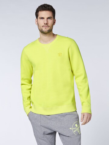 CHIEMSEE Regular Fit Sweatshirt in Gelb: predná strana