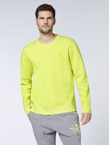 CHIEMSEE Regular fit Sweatshirt in Yellow: front