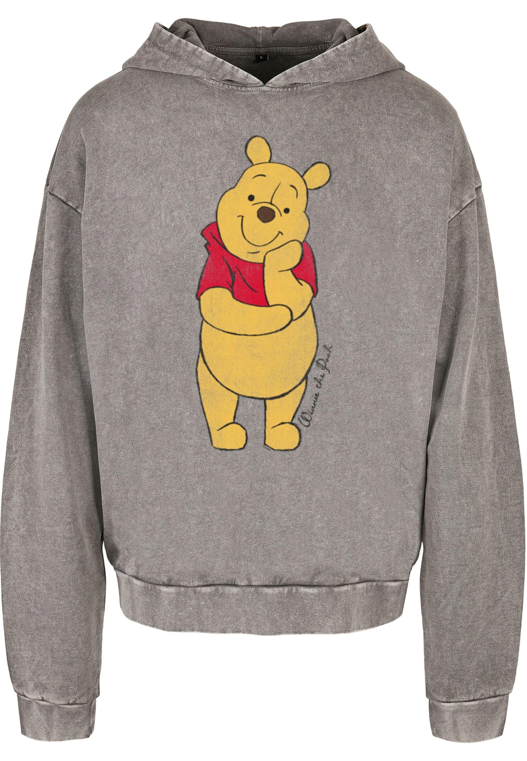 Sweat-shirt 'Winnie The Pooh' ABSOLUTE CULT en gris : devant