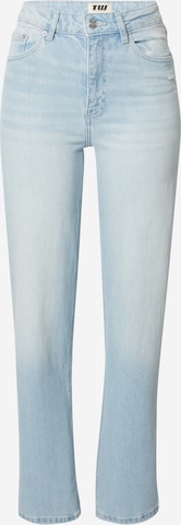 Coupe slim Jean Tally Weijl en bleu : devant