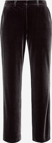 Wide Leg Pantalon s.Oliver BLACK LABEL en gris : devant