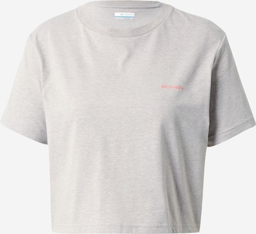 T-shirt fonctionnel COLUMBIA en gris : devant