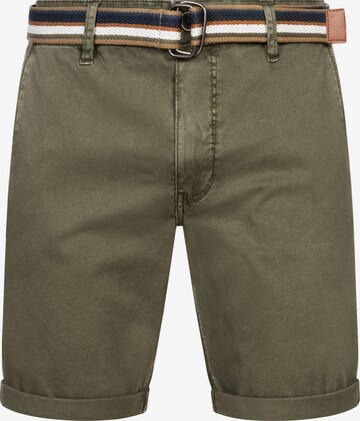 Pantalon 'Cunning ' INDICODE JEANS en vert : devant