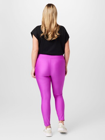 UNDER ARMOUR - Skinny Calças de desporto em roxo