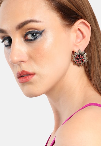 SOHI Earrings 'Debra' in Mixed colors: front