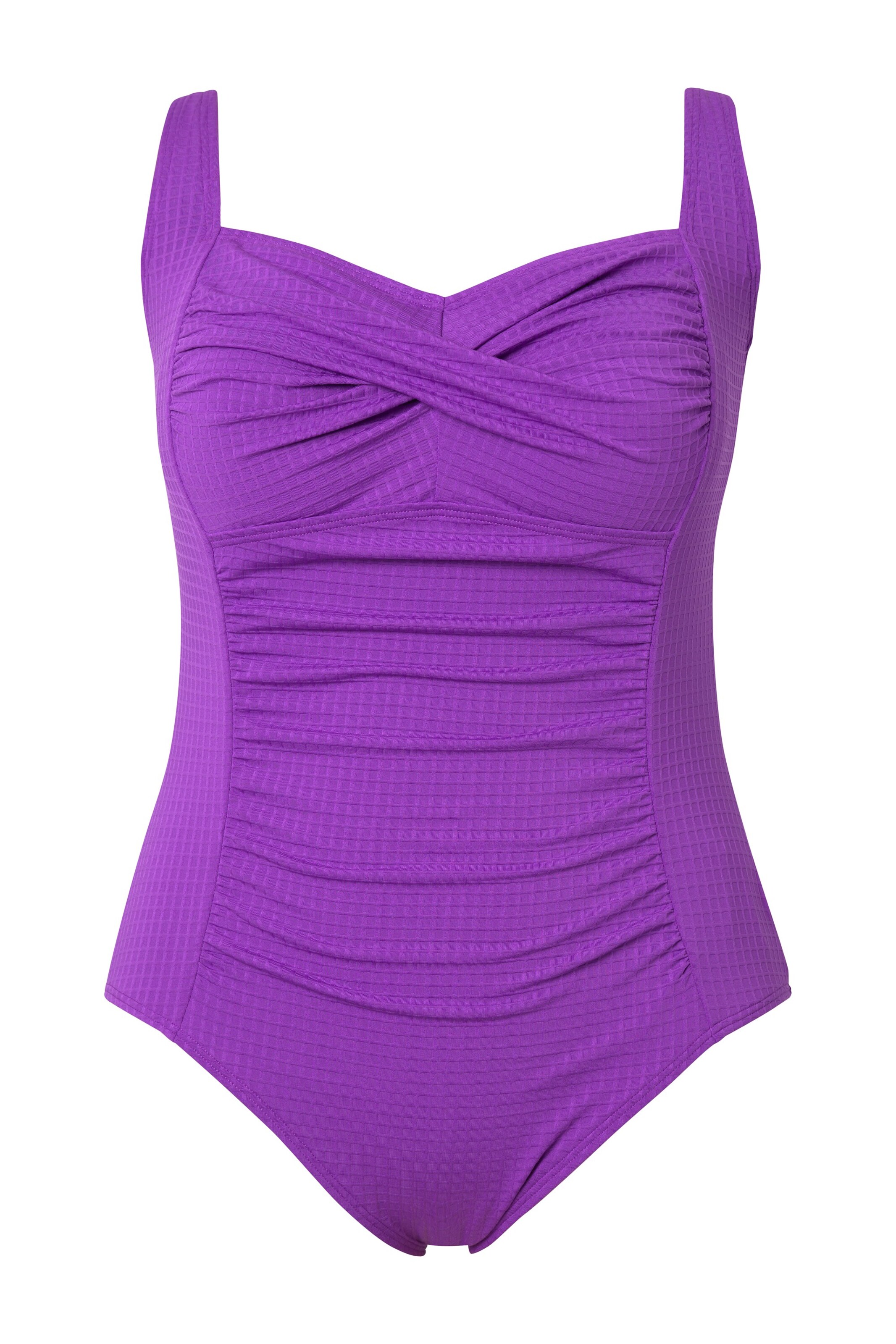 Maillot de bain Ulla Popken en violet : devant