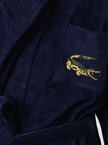 LACOSTE Long Bathrobe 'LRENE' in Blue