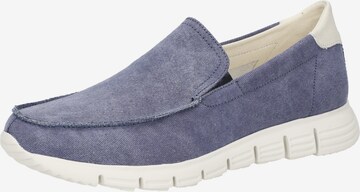 SIOUX Mocassins in Blauw: voorkant