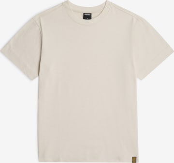G-STAR T-Shirt - 'GS-01 T-Shirt' in Weiß: Vorderseite