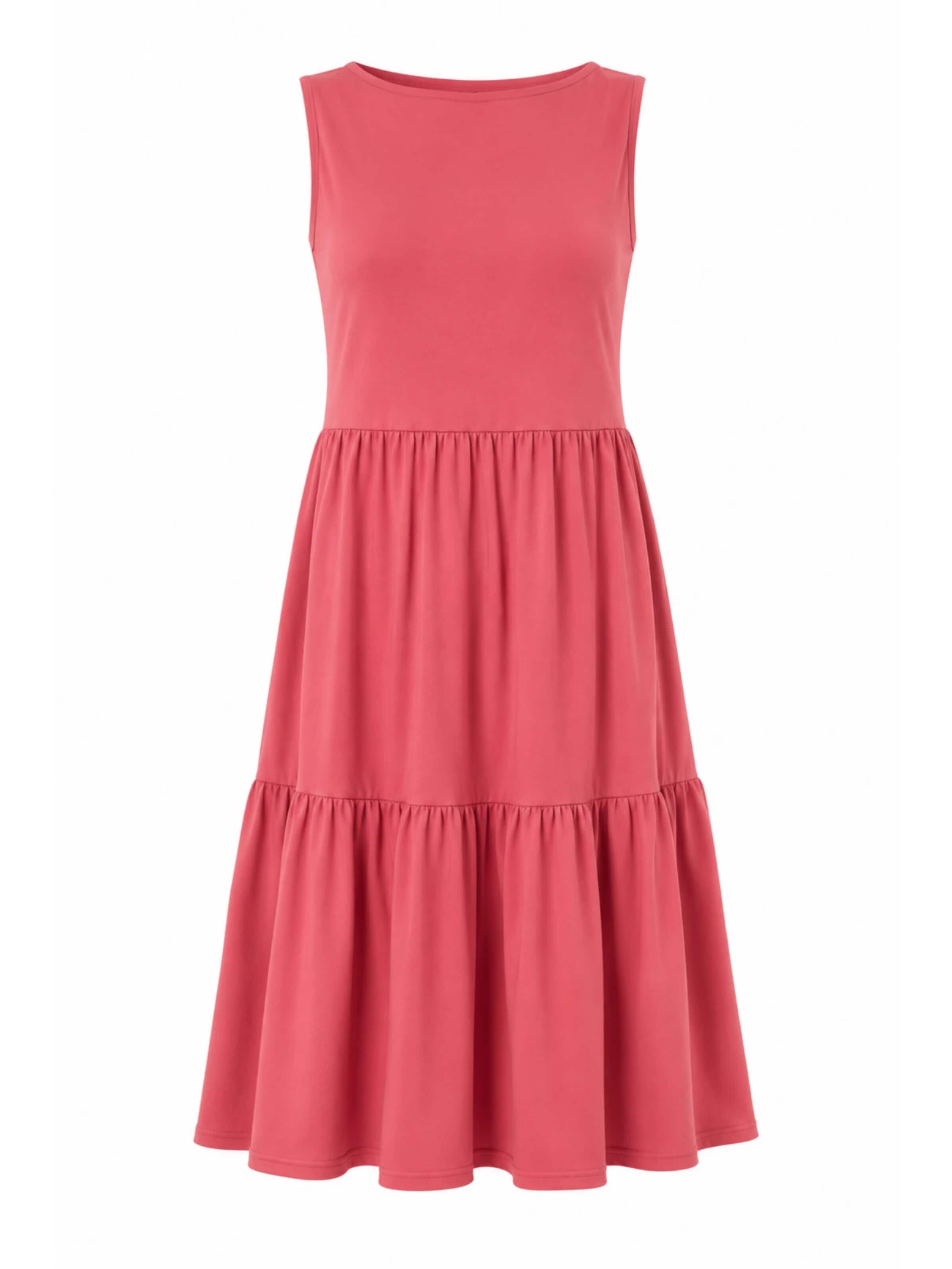 Leela COTTON Dress in Red: front