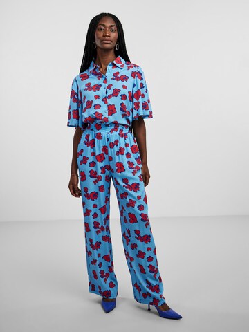 Y.A.S Wide leg Pants 'Nellie' in Blue