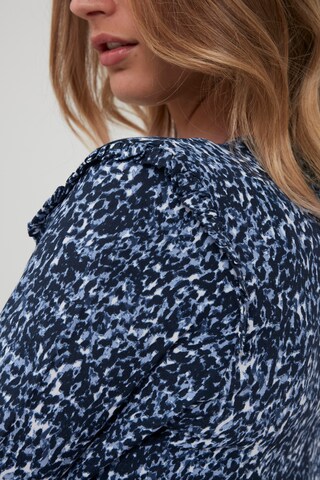 b.young Blousejurk 'FLOURI NATURE' in Blauw