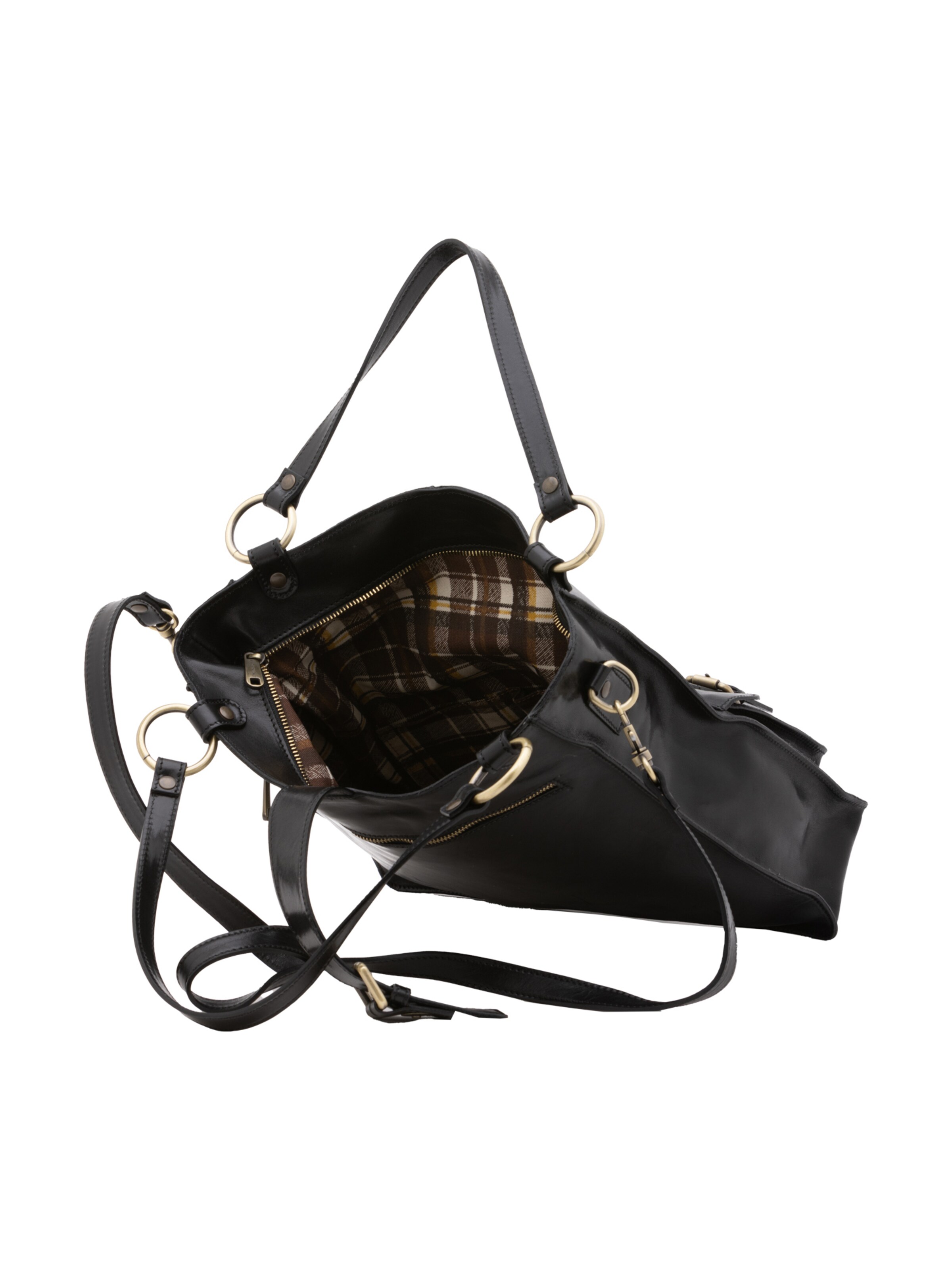 Viola Castellani Schultertasche in Schwarz