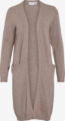 VILA Gebreid vest 'VIRIL' in Bruin: voorkant