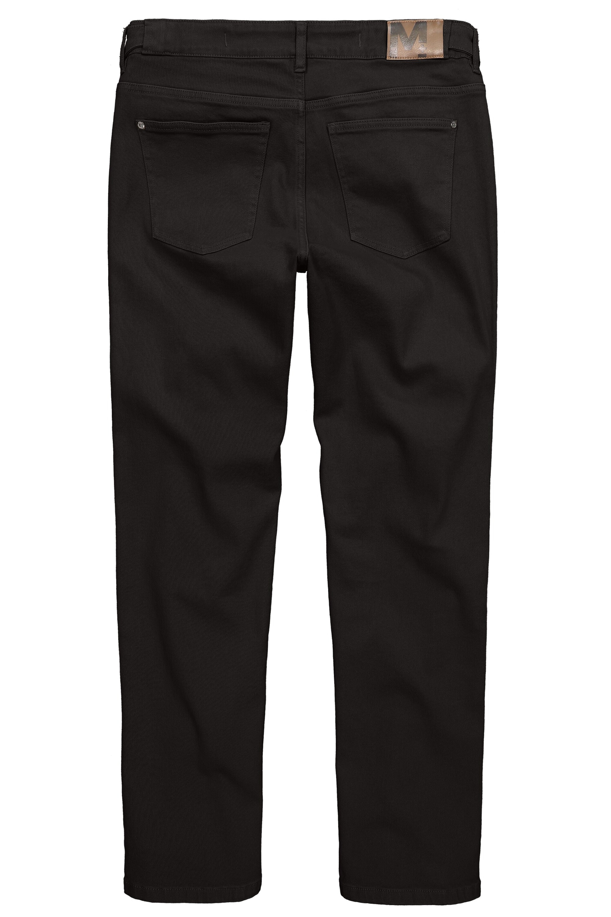 Men Plus Regular Jeans in Zwart