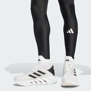 ADIDAS PERFORMANCE Skinny Sportbroek 'Adizero' in Zwart