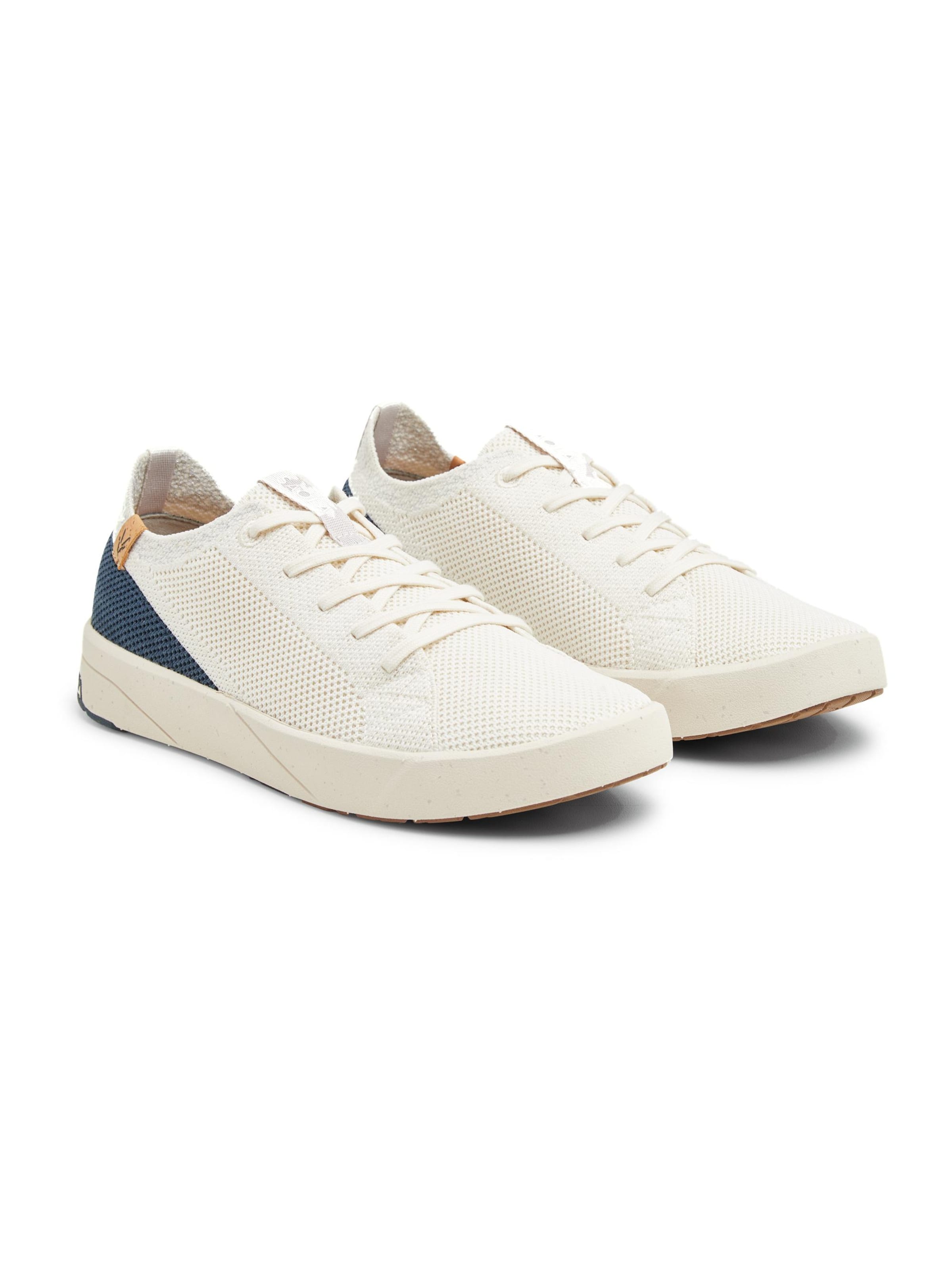 SAOLA Lace-up shoe 'Cannon Knit 2.0 W White Navy' in White