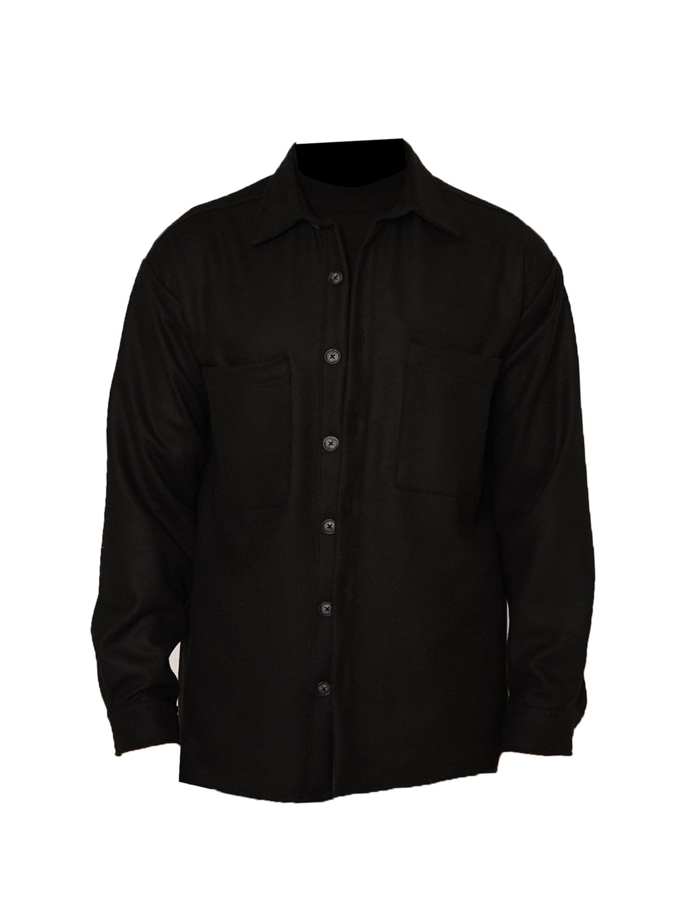 Antioch Övergångsjacka i svart: framsida