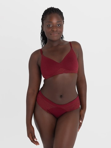 Erlich Textil - Clássico Soutien 'Elisabeth' em vermelho