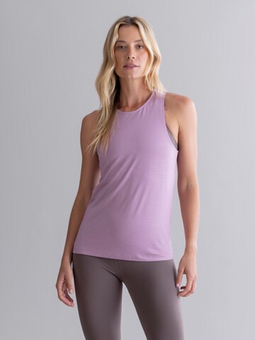 Hey Honey Top 'Active Slate'‌ in Lila: Vorderseite