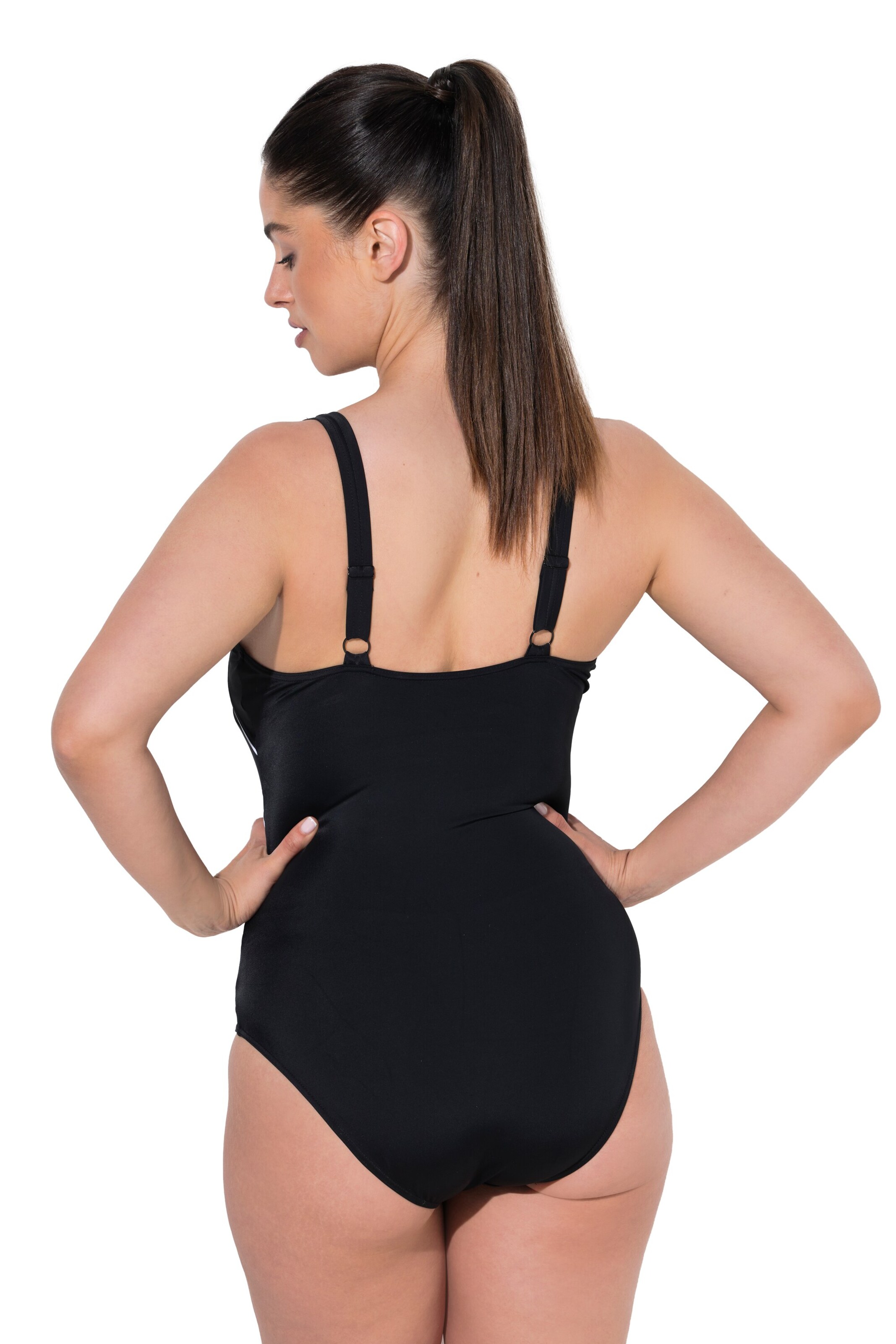 Ulla Popken Classic Swimsuit in Black