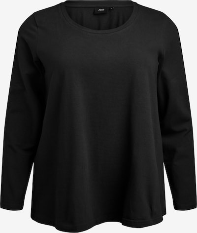 Bluză 'L/S' Zizzi pe negru, Vizualizare produs