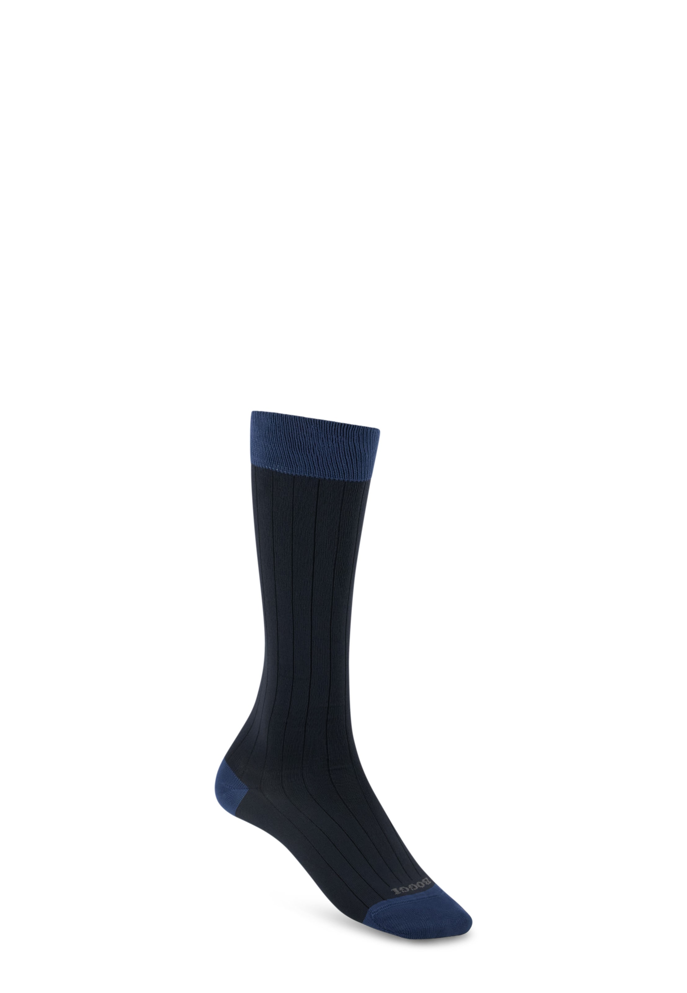 Chaussettes Boggi Milano en bleu : devant