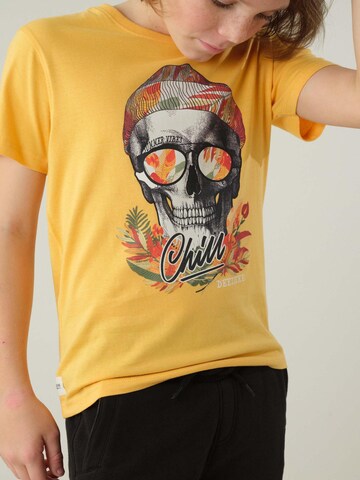 T-Shirt 'Jek' Deeluxe en jaune