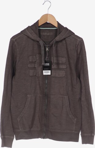 NAPAPIJRI Sweatshirt & Zip-Up Hoodie in M in Grey: front