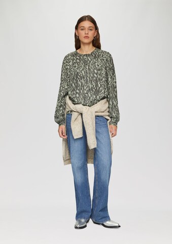 QS Bluse in Grün