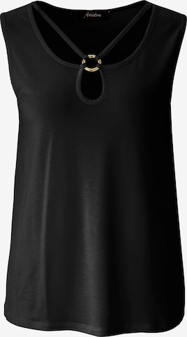 Aniston CASUAL Top in Schwarz: Vorderseite