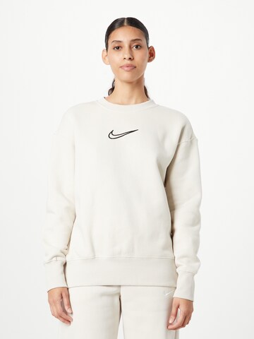 Nike Sportswear Sweatshirt 'PHNX FLC' i beige: framsida