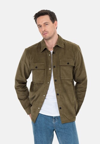 Key Largo - Regular Fit Camisa ' MONZA ' em verde: frente