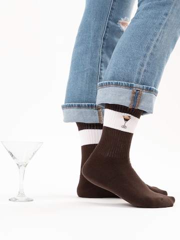 Occulto Athletic Socks 'Elly' in Brown