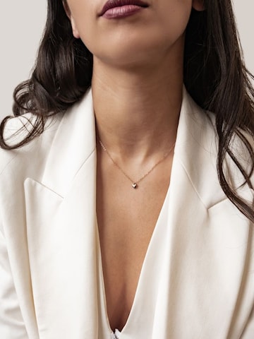 Hey Happiness - Cadena 'Heart Bold' en oro