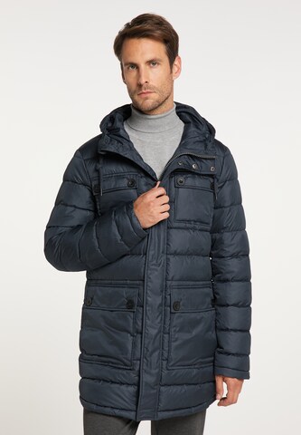 DreiMaster Klassik Winter Jacket in Blue: front