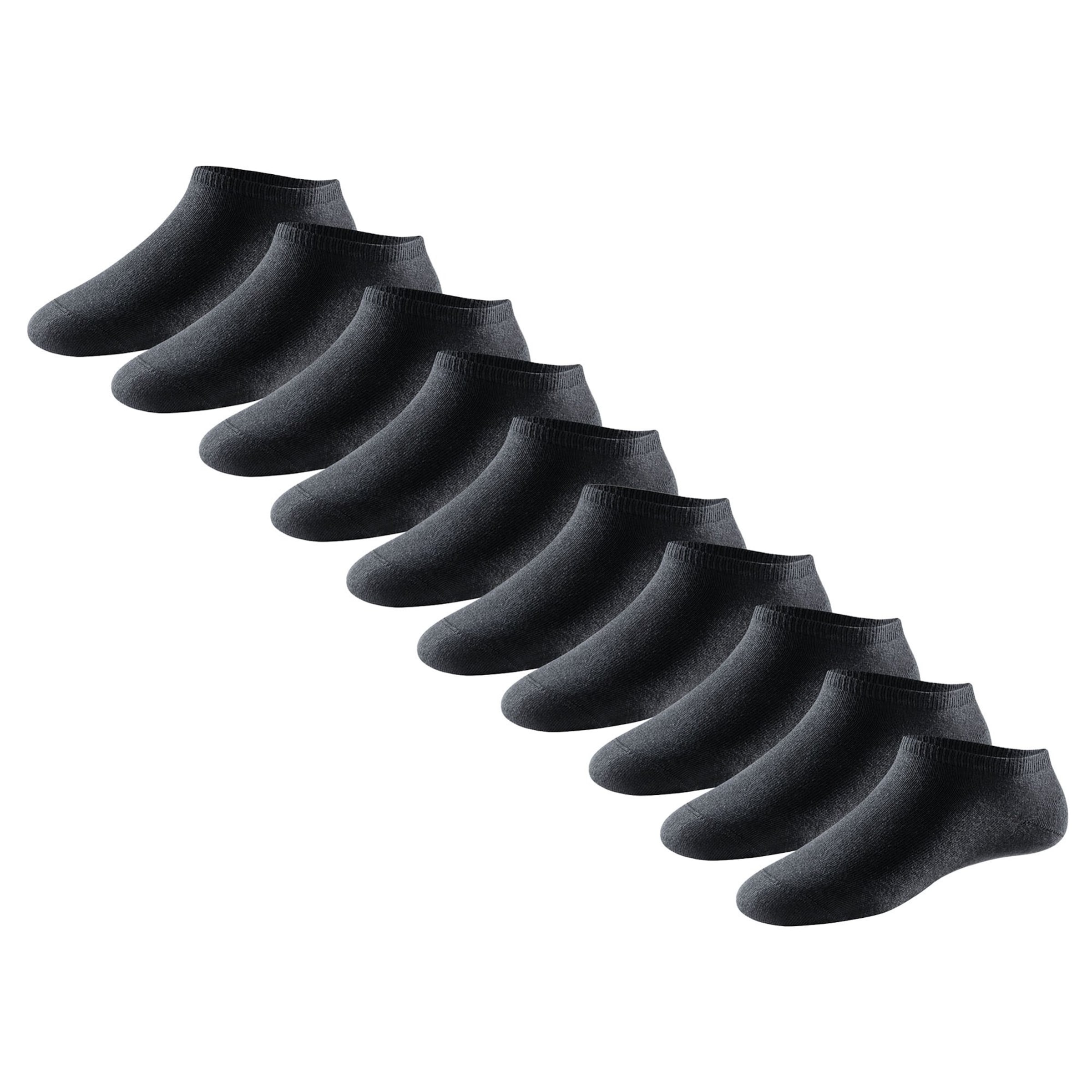 SCHIESSER - Calcetines en negro: frente