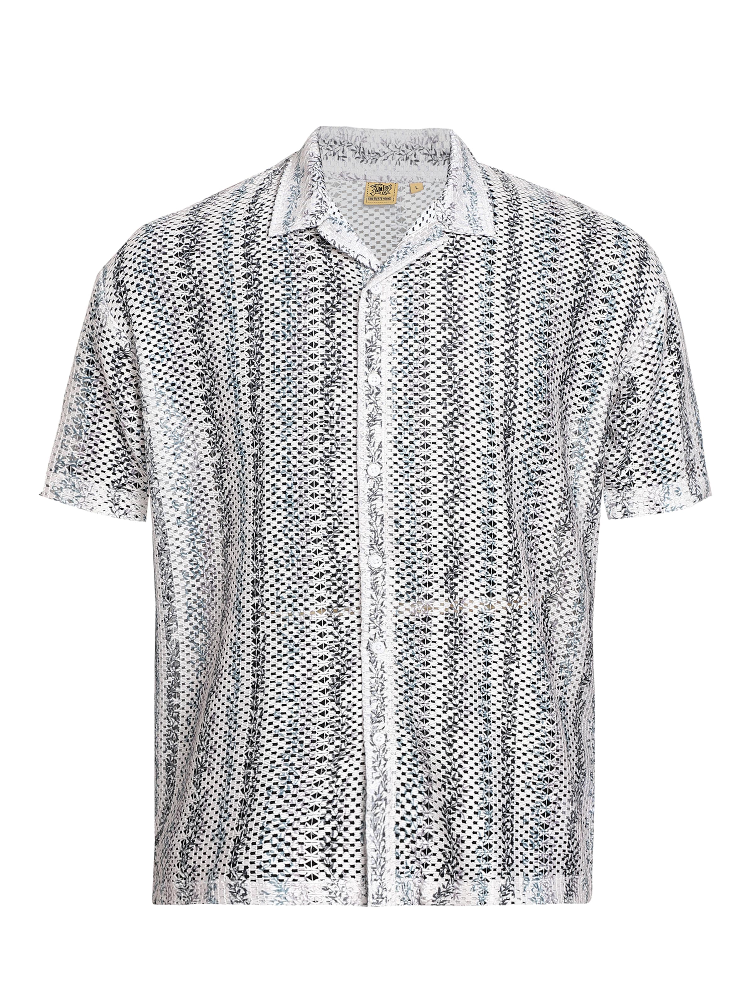 Campus Sutra Comfort fit Button Up Shirt 'Topsey' in Beige: front