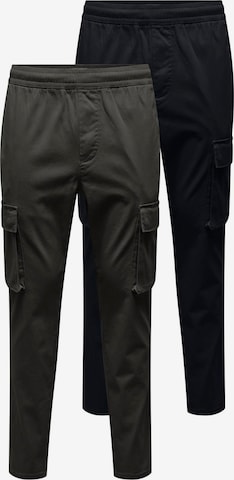 Only & Sons Брюки-карго 'ONSCAM' в Зеленый: спереди