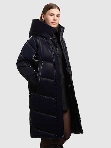 khujo Wintermantel 'Jange2 Shiny' in Blau
