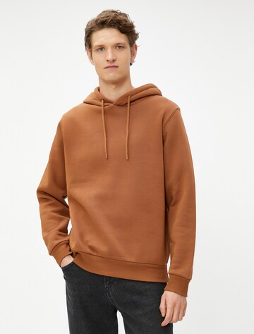 Koton Sweatshirt in Bruin: voorkant